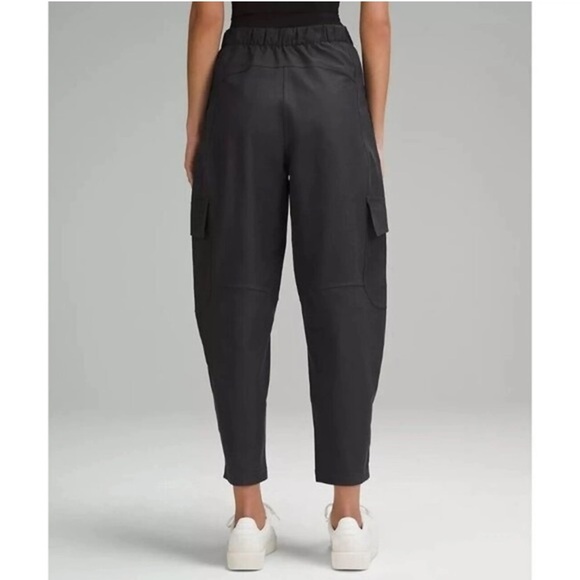 Lululemon Utilitech dark grey cargo pants high rise women 30 - Picture 2 of 8